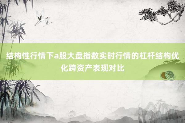 结构性行情下a股大盘指数实时行情的杠杆结构优化跨资产表现对比